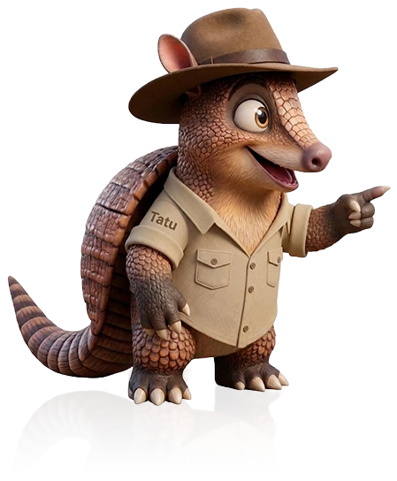 Mascote Caixas Tatu